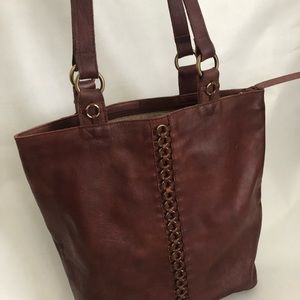 Anabaglish leather tote